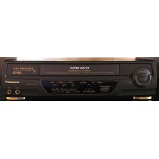 Арт.04-32-01-17-0001 Видеоплеер кассетный HI-FI VHS PANASONIC NV-SR90, рабочий образец, цвет: т.серый